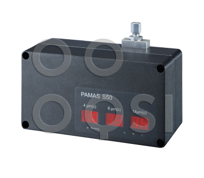 El contador de partículas en linea Pamas S50, permite resultados de medida precisos gracias a cálculo digital automático del caudal
